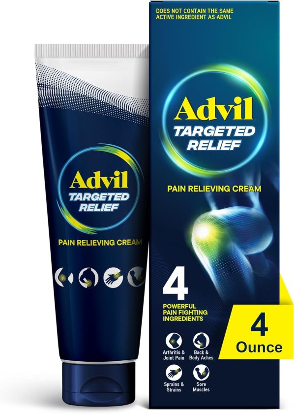 Advil Targeted Relief Pain Relieving Cream, Up to 8 Hours of Powerful ...