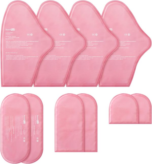 SuzziPad Replacement Ice Gel Packs for Cold Therapy Gloves and Socks(1...