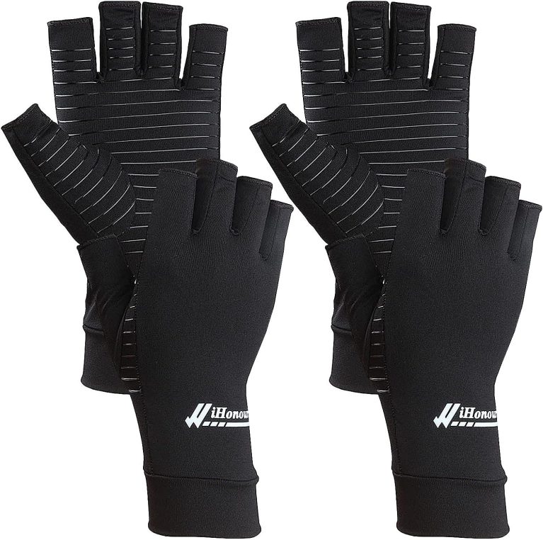 2 Pairs Copper Arthritis Gloves - Compression Gloves for Arthritis Pai...