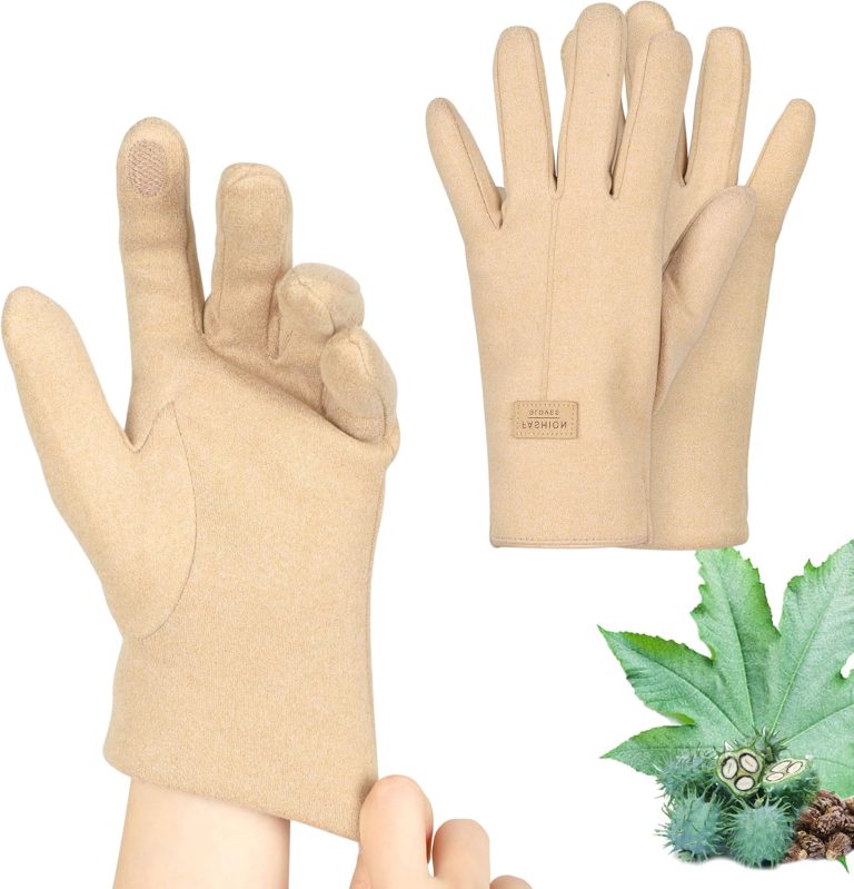 2 Pcs Castor Oil Pack Wrap for Hands, Organic Castor Oil Wrap Castor O...