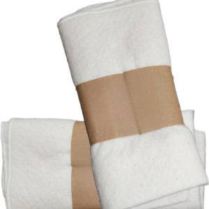 2 Pcs Organic Cotton Flannel for Castor Oil Pack Wrap, Reusable Castor...