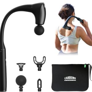 2-in-1 Detachable Muscle Massage Gun Deep Tissue with 20'' Extension H...