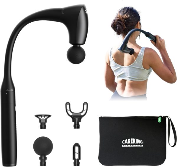 2-in-1 Detachable Muscle Massage Gun Deep Tissue with 20'' Extension H...