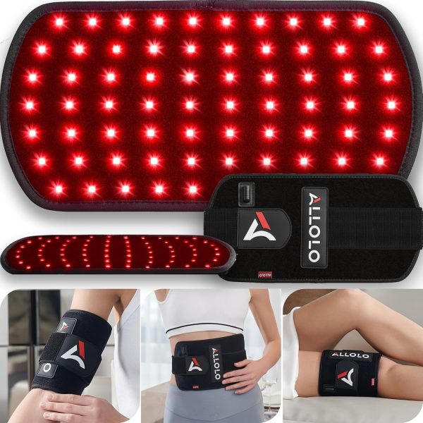 ALLOLO Red Light Therapy for Body, 3-in-1 LED Bead with Timer Remote C...