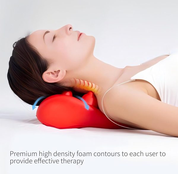 Acupressure Neck Pain Relief Pillow | Cervical Traction Device & Neck ...