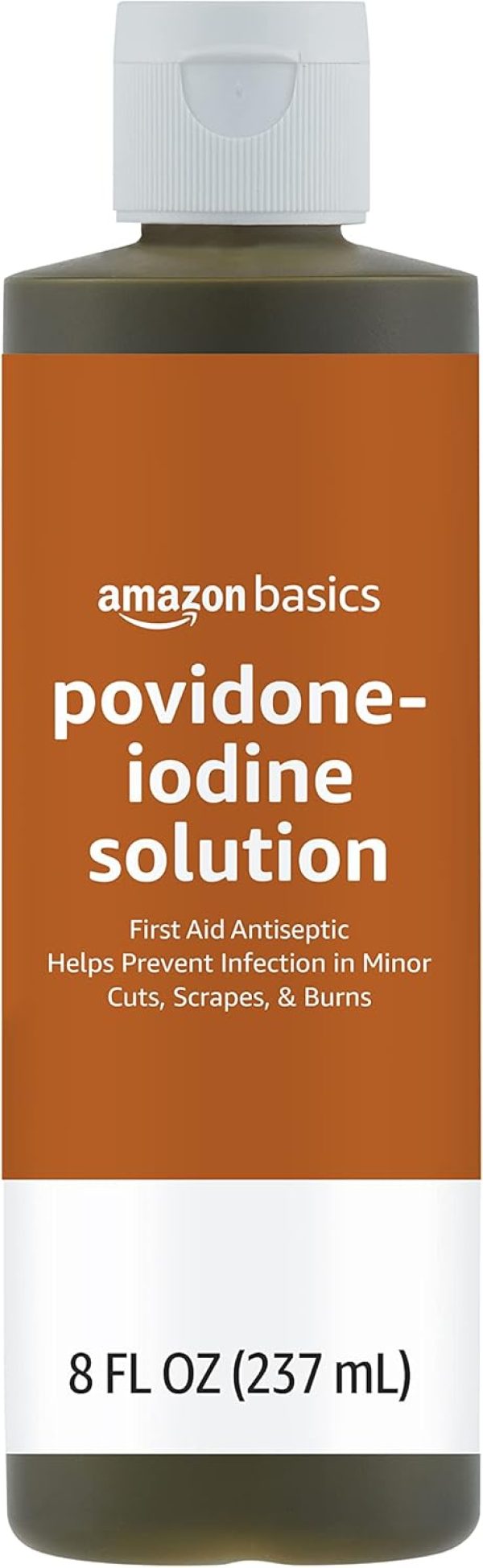 Amazon Basics First Aid Antiseptic, 10% Povidone Iodine Solution First...