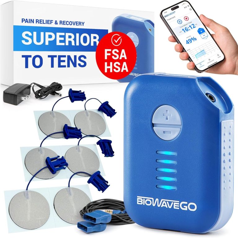 BIOWAVEGO Medical Grade TENS Unit Upgrade to TENS Machines for Pain Re...