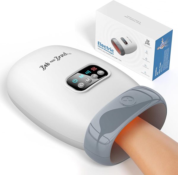 BOB AND BRAD Hand Massager with Heat and Compression, FSA HSA Eligible...