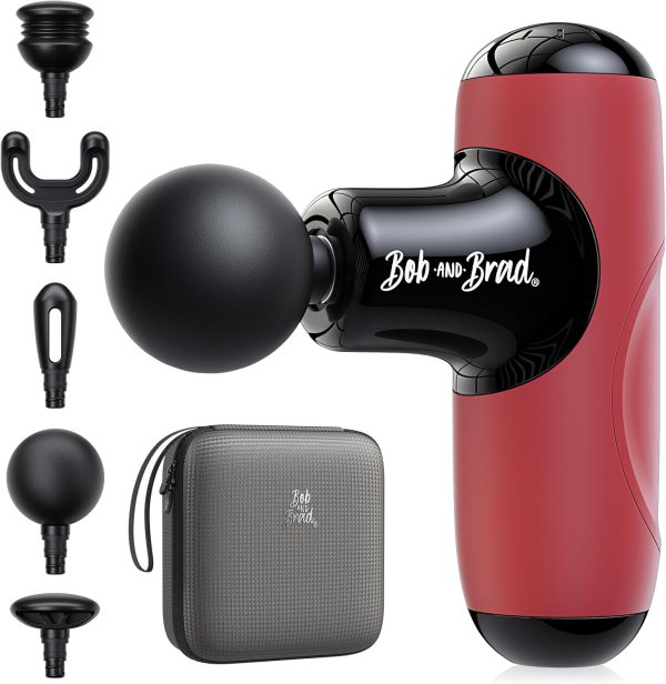 BOB AND BRAD Q2 Mini Massage Gun, Pocket-Sized Deep Tissue Massager Gu...