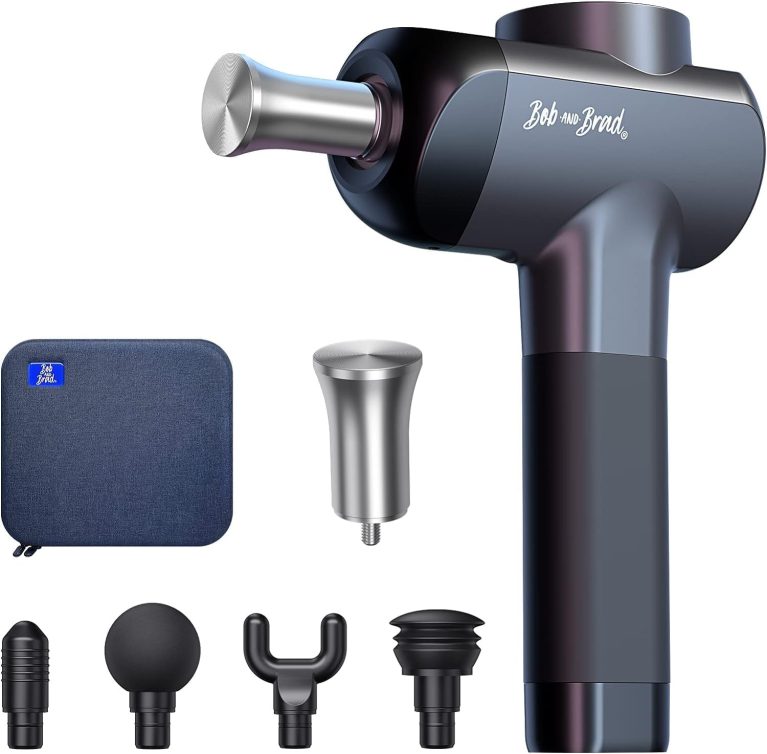 BOB AND BRAD X6 Pro Massage Gun Deep Tissue Percussion with Metal Head...