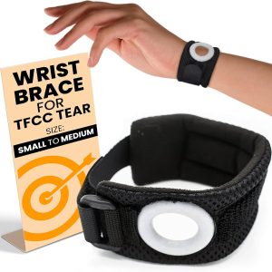 BULLSEYE Wrist Band with Silicone Ring for Pinky and Ulnar Sided Wrist...