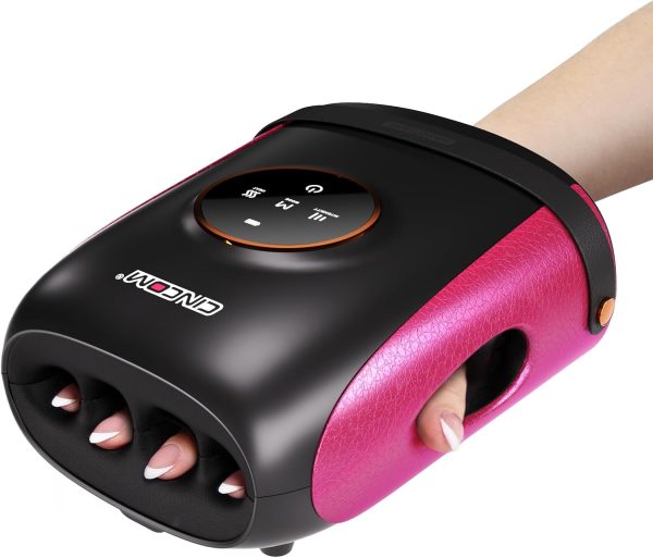 CINCOM Hand Massager with Heat and Compression, Finger and Palm Massag...