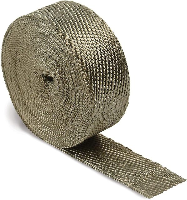 Design Engineering Titanium Exhaust Heat Wrap with Lava Rock Technolog...