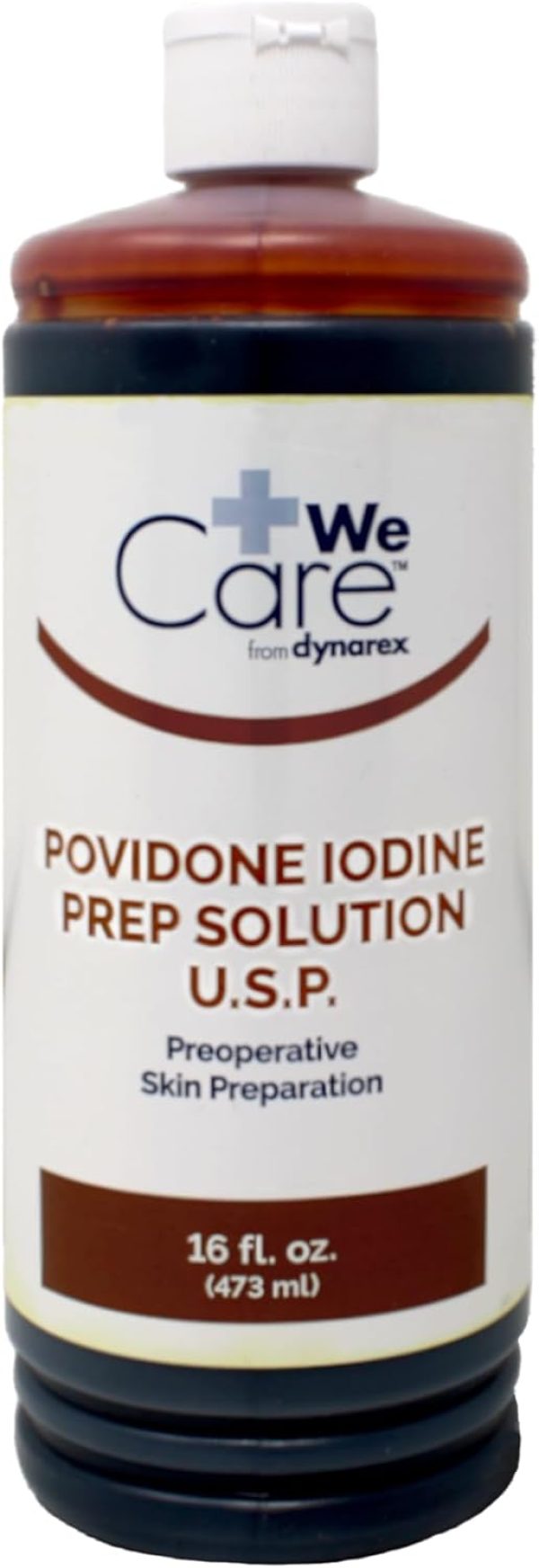 Dynarex Povidone Iodine Prep Solution USP, Effective Topical Antisepti...