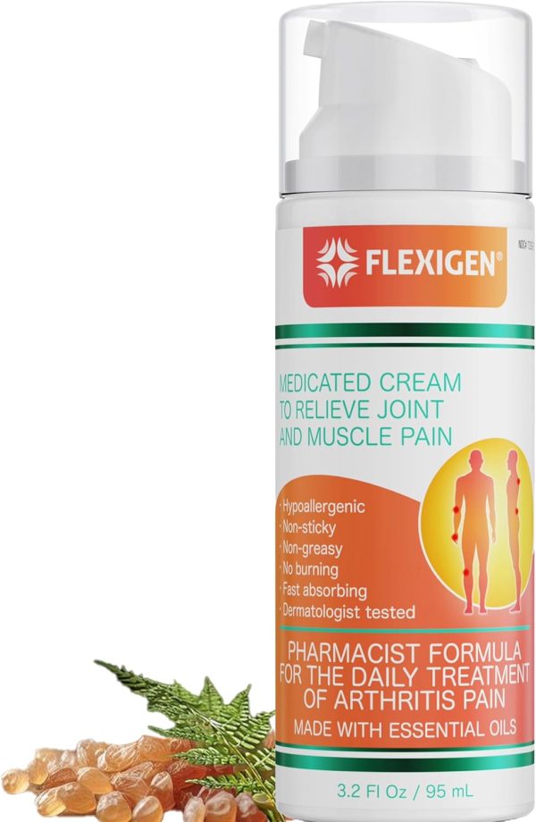 Frankincense Pain Relief Cream Lotion– 3.2 oz Spray Pump – Natural Rub...