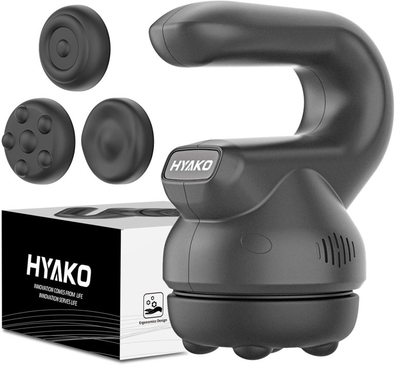 HYAKO Handheld Professional Mini Orbital Buffer Relief Massager, Adjus...