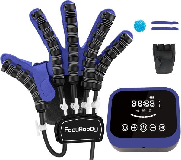 Hand Rehabilitation Robot Gloves Mobility Finger Training Equipment fo...