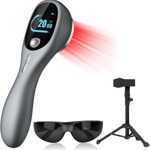 Handheld Red Light Therapy with Stand, Infrared Light Therapy Device f...