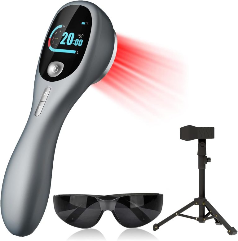 Handheld Red Light Therapy with Stand, Infrared Light Therapy Device f...