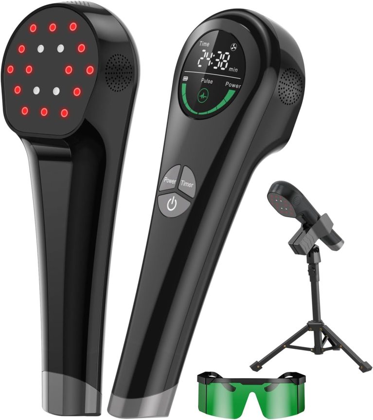 Handheld Red Light Therapy with Stand,Near Infrared Cold Laser Therapy...