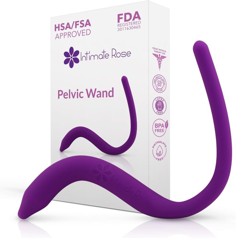 Intimate Rose Pelvic Wand, Pelvic Floor Muscle Trigger Point Massager,...