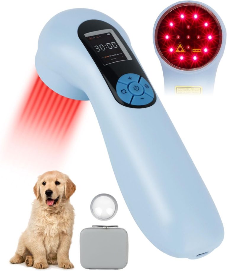 LLLT Cold Laser Therapy Device with Protective Magnetic Cover, 5*808nm...