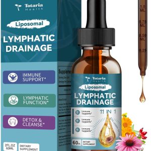Liposomal Lymphatic Drainage Drops - 11 In 1 Organic Lymphatic Drainag...