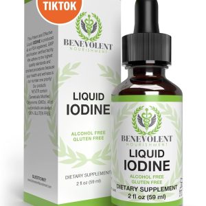 Liquid Iodine Potassium Drops - 1300 Servings | Large 2oz Bottle | Gre...