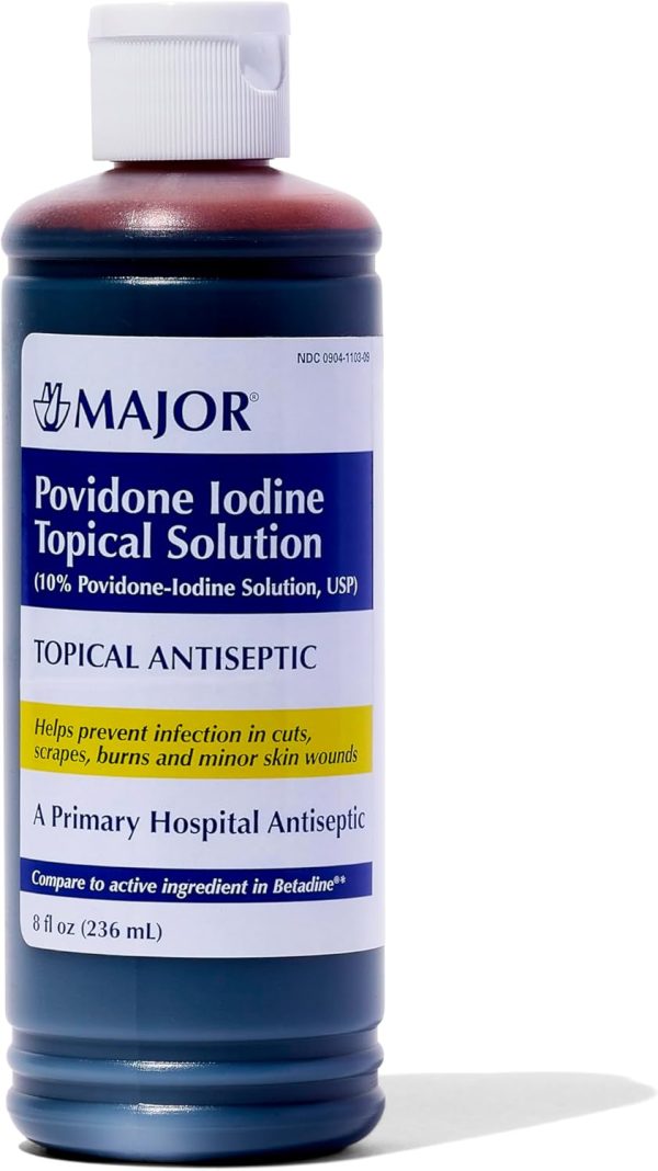 Major 10% Povidone-Iodine Liquid Topical Solution, USP - Topical Antis...