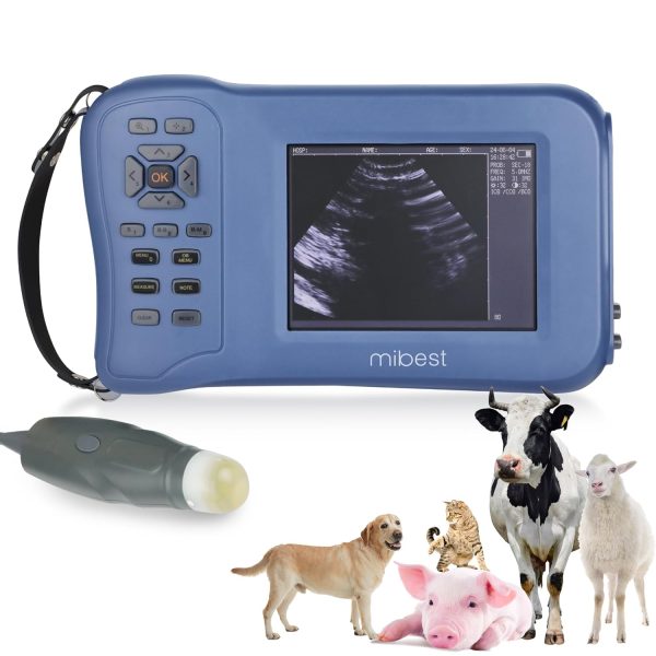 Mibest Portable Veterinary Ultrasound Scanner for Pregnancy Check 5.8 ...