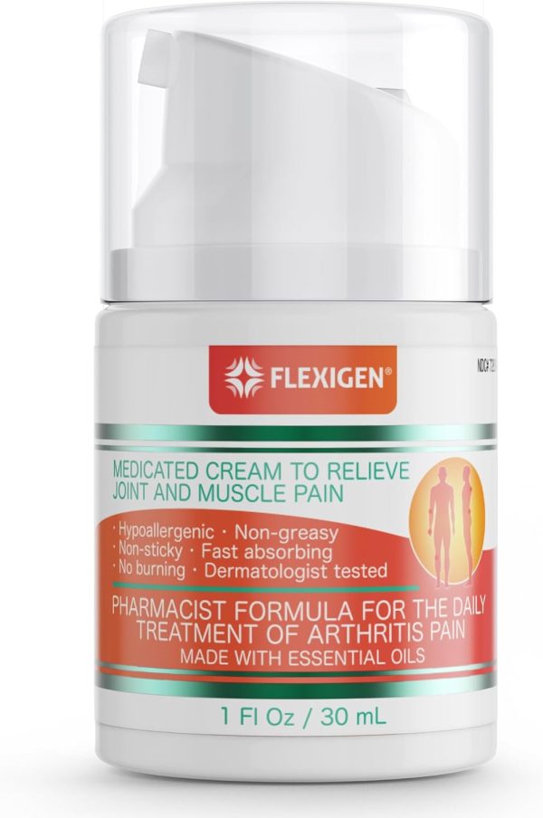 Natural Pain Relief Cream Lotion - Fast-Acting Formula with Frankincen...