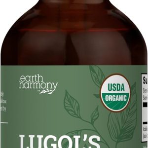 Organic Lugol's Iodine, Iodine and Potassium Iodide 2% Solution 3000 m...
