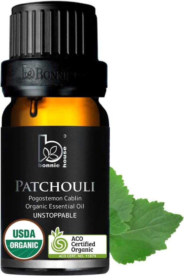 Organic Patchouli Essential Oil - USDA Organic, 100% Pure, Therapeutic...