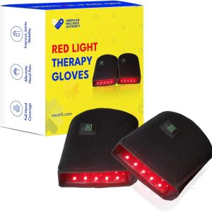 Red Light Therapy Gloves for Hands, Near Infrared Light Therapy Device...