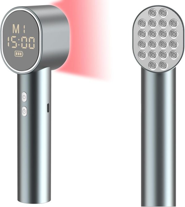 Red Light Therapy with Timing and 4 Modes, High Power 660/850nm Handhe...