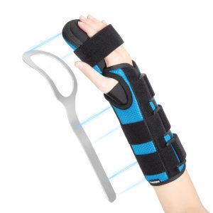 Resting Hand Splint, Stroke Hand Wrist Brace for Carpal Tunnel Wrist N...