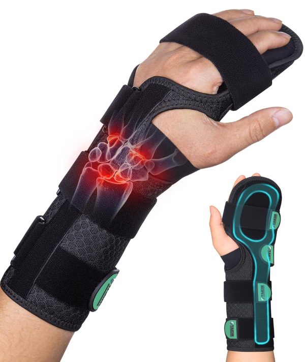 Resting Hand Splint for Stroke Recovery & Carpal Tunnel Relief - Night...