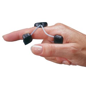 Rolyan 81946 Sof-Stretch Extension Splint, Large, Black, Pack of 5