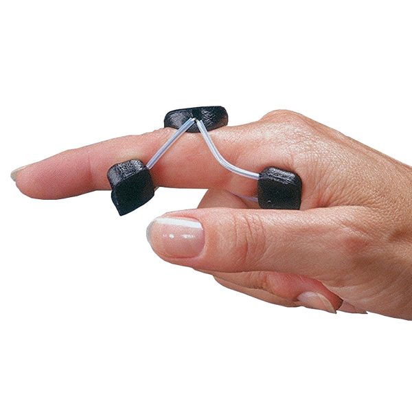 Rolyan 81946 Sof-Stretch Extension Splint, Large, Black, Pack of 5