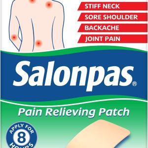 Salonpas Pain Relieving Patch for Back, Neck, Shoulder, Knee Pain and ...