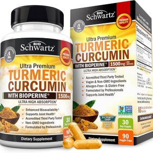 Turmeric Curcumin with Black Pepper Extract 1500mg