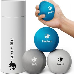 Serenilite Hand Therapy Exercise Stress Ball Bundle