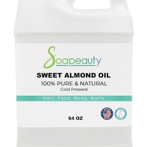 Soapeauty Sweet Almond Oil Cold Pressed Refined | 100% Pure Sweet Almo...
