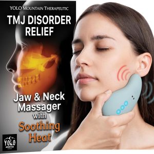 TMJ Relief Products Jaw Massager w/ Soothing Heat, Patented TMJ Massag...