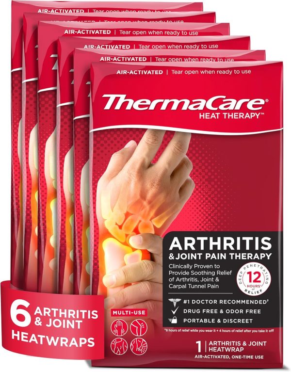 ThermaCare Arthritis Heat Wraps – Targeted Joint Pain Relief for Hands...
