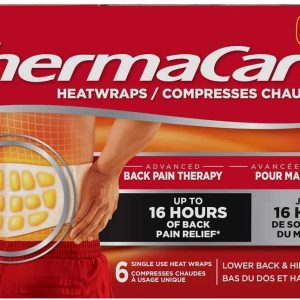 ThermaCare Heatwraps Advance Back Pain Therapy Stretch Fit S-XL, 6 cou...