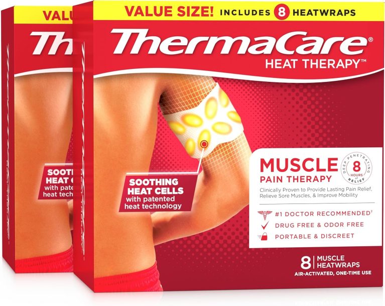 ThermaCare Portable Muscle Therapy Heating Pads – Multi-Purpose Adhesi...