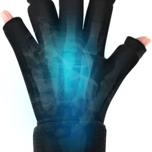 Tolaccea Finger Arthritis Compression Ice Glove for Pain Relief, Adjus...