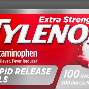Tylenol Extra Strength Acetaminophen Rapid Release Gels, Extra Strengt...