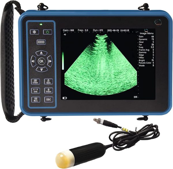 Ultrasound Scanner Veterinary for Pregnancy, Vet Digital Portable B-Ul...
